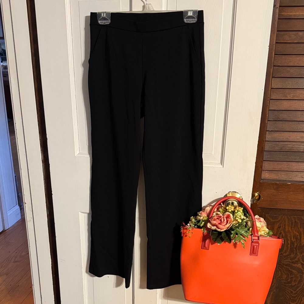 CLARA SUNWOO Classic Black Straight Leg Pants